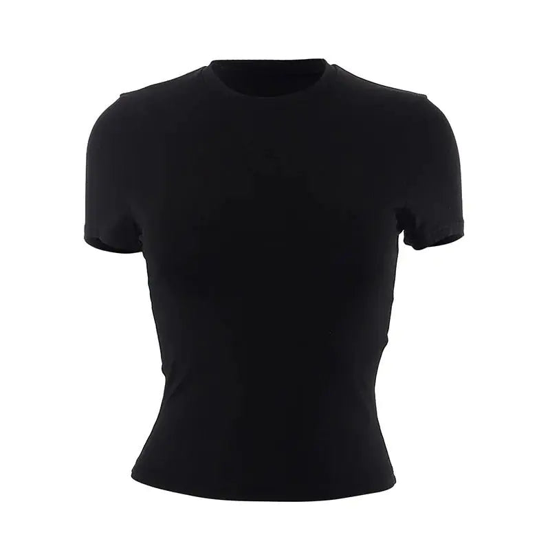 Back To Basics Short Sleeve Cropped T-Shirt