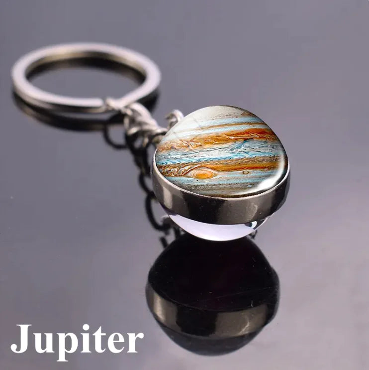 Solar System Planet Key Ring