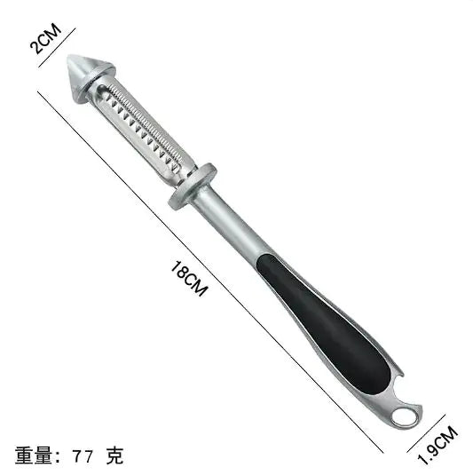 5-in-1 Zinc Alloy Multi-Functional Peeler