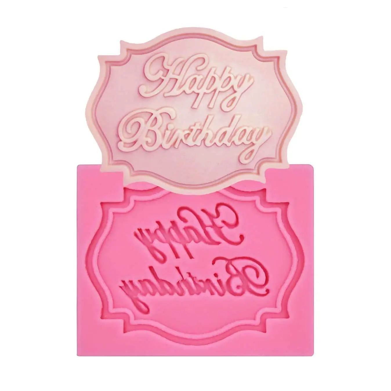 Happy Birthday Letter Form Silicone Mold