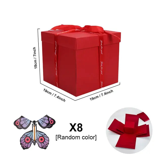 Magic Flying Butterfly Birthday Gift Box