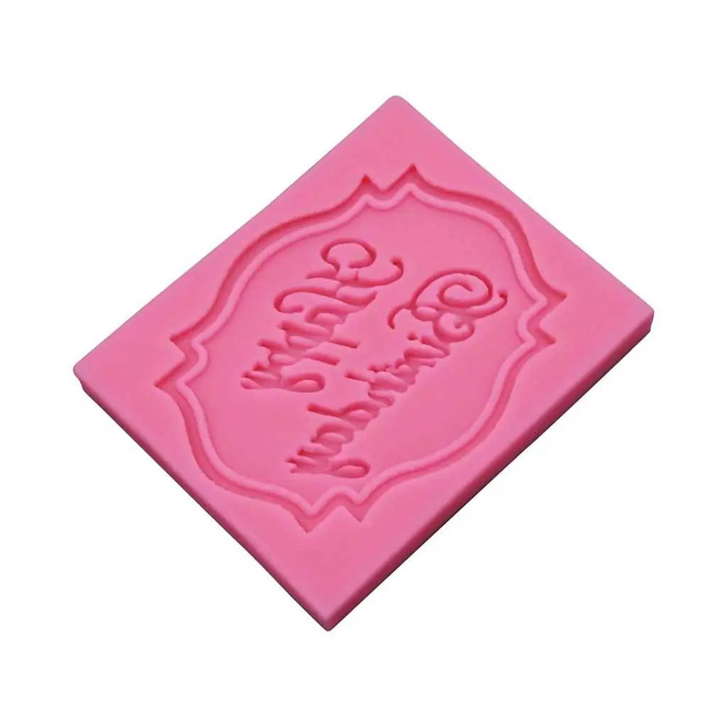 Happy Birthday Letter Form Silicone Mold